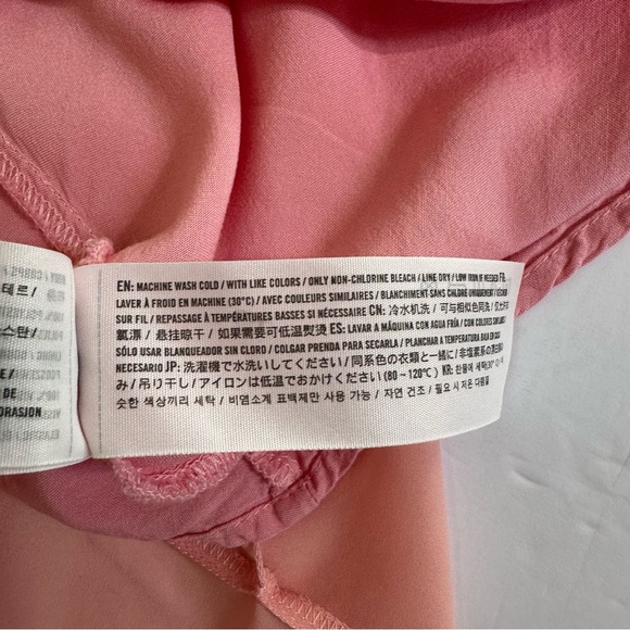 Abercrombie & Fitch Women’s Elegant Pink Spaghetti Tie Maxi Dress- Size XL - Picture 6 of 11